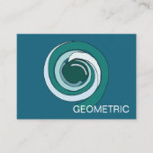幾何モダン円 名刺 (正面)