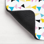 幾何モダン図形紙吹雪パターン マウスパッド (コーナー)