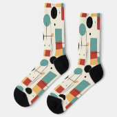 幾何モダン図形 ソックス (左)