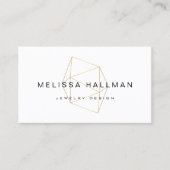 幾何モダン宝石 名刺 (正面)