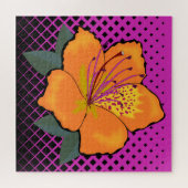 幾何モダン形花 ジグソーパズル (横)