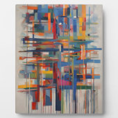 幾何モダン抽象芸術アート フォトプラーク (正面)