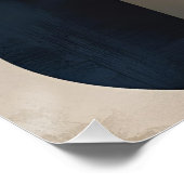 幾何モダン抽象芸術キャンバス – Mid-Century Ins ポスター (コーナー)