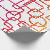 幾何モダン抽象芸術模様 ラッピングペーパー (角)