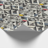 幾何モダン抽象芸術紙パターン ラッピングペーパー (角)