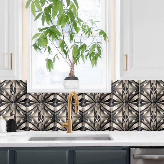 幾何モダン抽象芸術 タイル