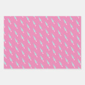 幾何モダン木パターン ラッピングペーパーシート (正面2)