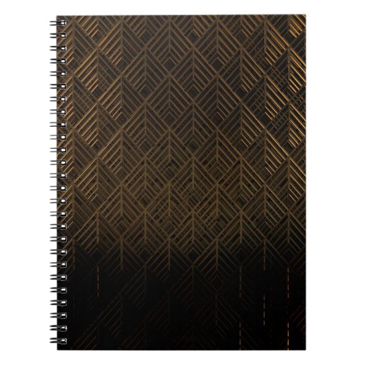 幾何モダン模様 ノートブック (正面)