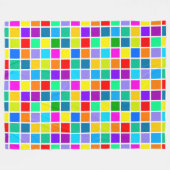 幾何モダン無地の図形パターン27 フリースブランケット (正面(横))