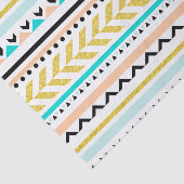 幾何モダン的アステカ部族デザイン 薄葉紙 (詳細)