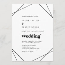 幾何モダン結婚の