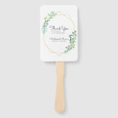 幾何モダン結婚もありがとう ハンドファン (正面)