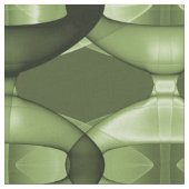 幾何モダン緑模様 ファブリック (クローズアップ)