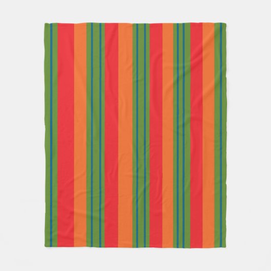 幾何モダン線模様 フリースブランケット (正面)