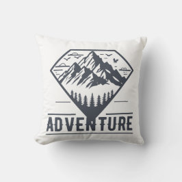 幾何モダン自然マウンテンズアドベンチャー クッション