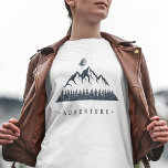 幾何モダン自然マウンテンズアドベンチャー Tシャツ<br><div class="desc">三角形状カッコいいの山林を特徴とするヒップスター幾何学自然グラフィック。</div>
