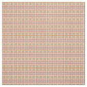 幾何モダン色の赤い琥珀の正方形パターン ファブリック (見本)