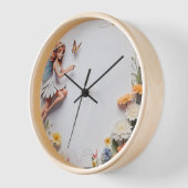 幾何モダン角デザイン壁時計 壁時計 (傾斜)