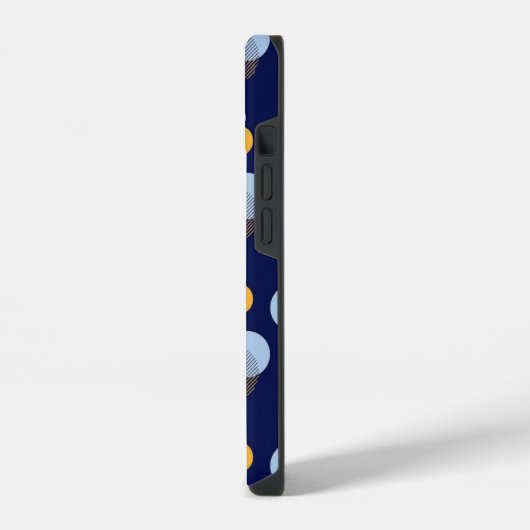 幾何モダン調和 iPhoneケース (左側面)