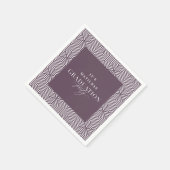 幾何モダン・脚本の卒業党 スタンダードカクテルナプキン (角)