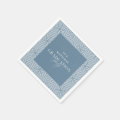 幾何モダン・脚本の卒業党 スタンダードカクテルナプキン (角)