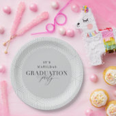 幾何モダン・脚本の卒業党 ペーパープレート (パーティー)