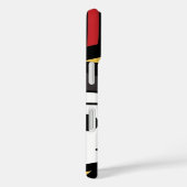 幾何モノグラムのモダン抽象芸術 Case-Mate iPhoneケース (裏面 / 右)