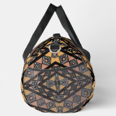 幾何ユニークボゴランプリント ダッフルバッグ (右)