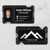 幾何ユニーク名刺5 名刺 (正面/裏面)