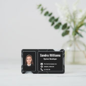 幾何ユニーク名刺5 名刺 (スタンド正面)