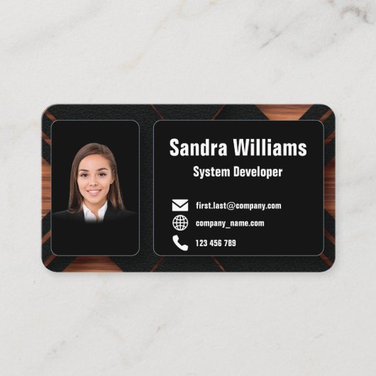 幾何ユニーク名刺7 名刺 (正面)