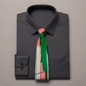 幾何ユニーク結 ネクタイ