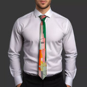 幾何ユニーク結 ネクタイ