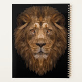 幾何ライオンポートレート プランナー手帳 (裏面)