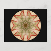 幾何万華鏡のように千変万化するパターン曼荼羅 ポストカード (正面)