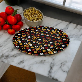 幾何三角形パターン カッティングボード