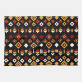 幾何三角形パターン キッチンタオル (横)