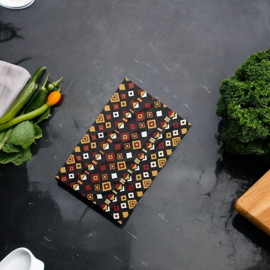 幾何三角形パターン キッチンタオル