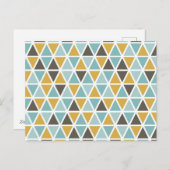 幾何三角形パターン シーズンポストカード (正面/裏面)