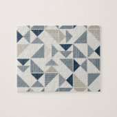 幾何三角形パターン ジグソーパズル (横)