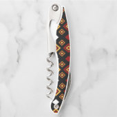 幾何三角形パターン ソムリエナイフ (正面)