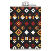 幾何三角形パターン フラスク (裏面)