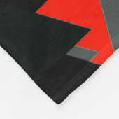 幾何三角形パターン フリースブランケット (角)