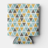 幾何三角形パターン 缶クーラー (正面)