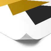 幾何三角形 ポスター (角)