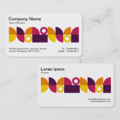 幾何中帯v2 名刺 (正面/裏面)