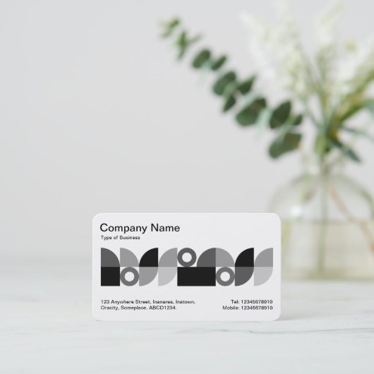 幾何中帯v3 名刺 (スタンド正面)