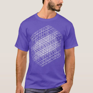 幾何二乗デザイン Tシャツ