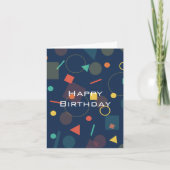 幾何人気があるデザイン カード (正面)