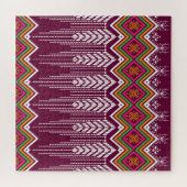 幾何伝統的民族模様 ジグソーパズル (横)